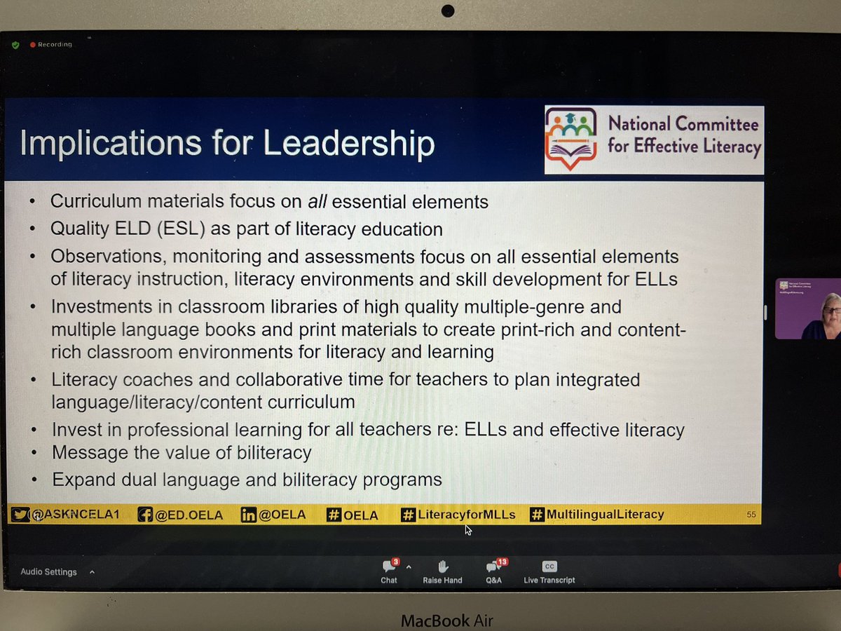 When we speak of supporting our multilingual learners we often think of the teachers, but teachers can’t do it alone.

Here is how Leaders can support teachers and students in THE work! 

#MultilingualLiteracy #LiteracyforMLLs