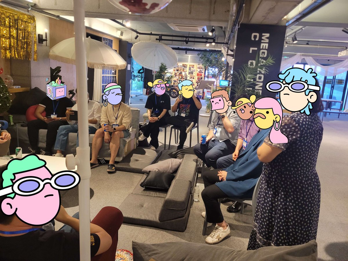 octopusxs's tweet photo. Korean @doodles came here @nonce_community because it's there https://t.co/f5xMzjGsn5