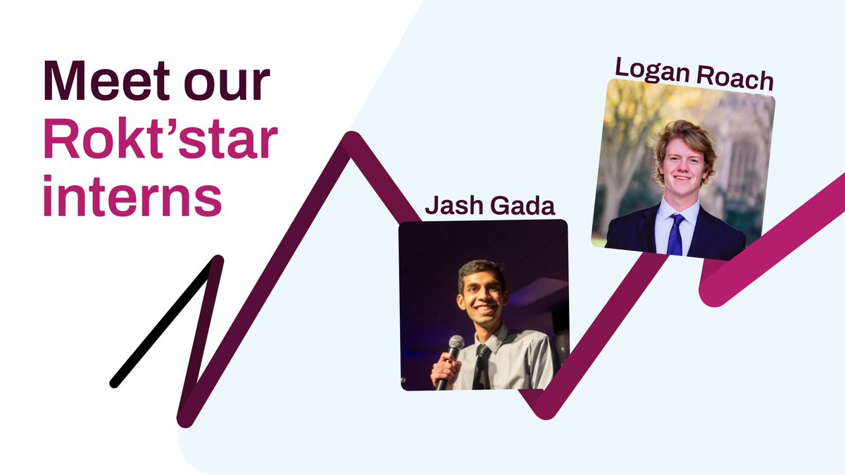 It's the start of a new school year which means we're sending off our summer interns, Jash Gada and Logan Roach. Check out what they had to say about their time as engineering Rokt'stars: rokt.com/blog/what-a-hy…