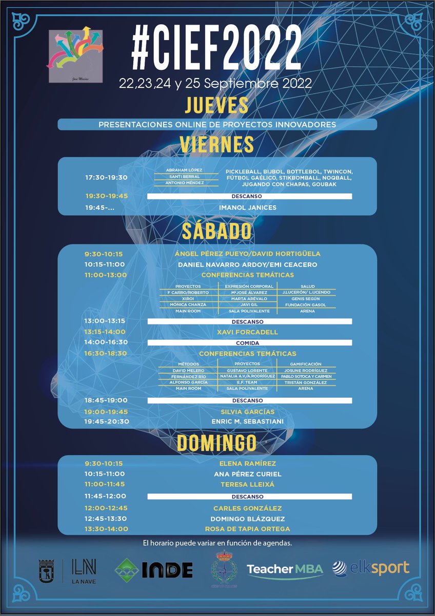 ringoldeporte's tweet photo. Muy felices de colaborar y dar a conocer el RinGol entre otros deportes alternativos en #CIEF2022 Congreso de innovación en #edufis que se celebrará en Madrid del 22 al 25 de septiembre. Presentaremos el RinGol el viernes tarde. Será un fin de semana de auténtico aprendizaje. https://t.co/iPhZ7UGu2t
