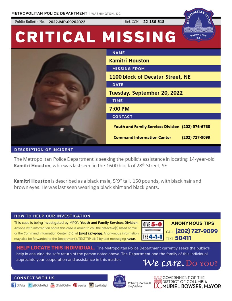 DC Police Department tweet media