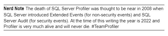 SQLRockstar's tweet photo. #TeamProfiler https://t.co/XRYg4aL4vv