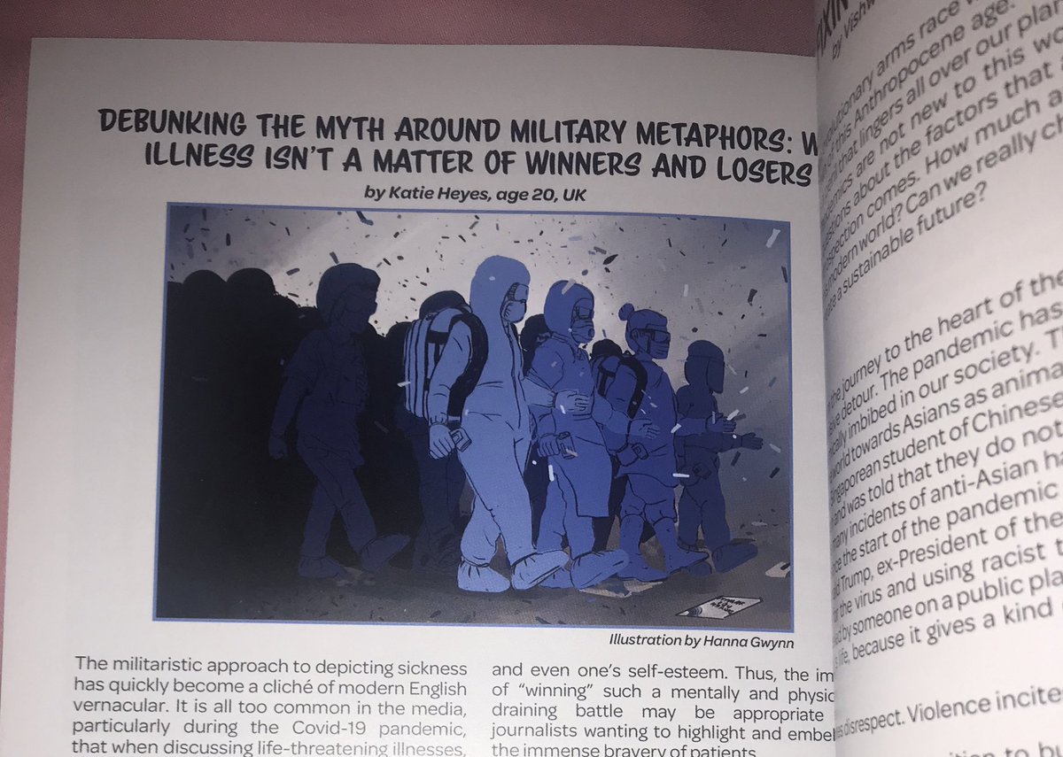 Still can’t believe one of my articles is now in print! This is featured in the <a href="/PlanetDivoc91/">Planet DIVOC-91</a> comic, a project I took part in two years ago. It was such an amazing opportunity and opened up a lot of doors for me to pursue journalism, will be available in WHSmith on 7th October
