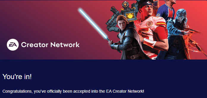 Sorable's tweet photo. LETS GOOO.

Thank you EA ❤️

Excited for the future! https://t.co/MdTxLMx4mg