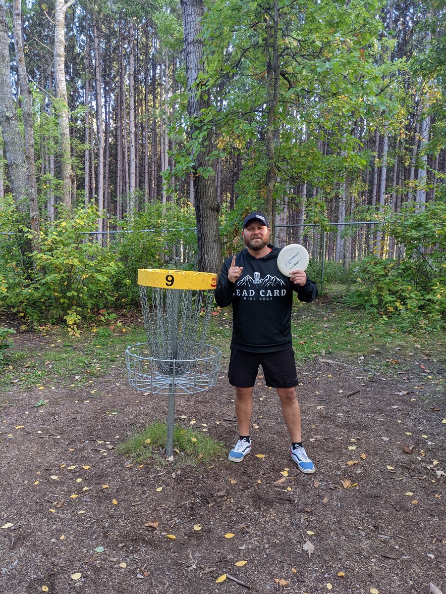 mnstrugglebus's tweet photo. Ace# 6 Bemidji Disc Golf Course. Hole# 9. Prodigy M2. #discgolf #Prodigydiscs #LeadCardDisc https://t.co/q1H5Y2IfGC