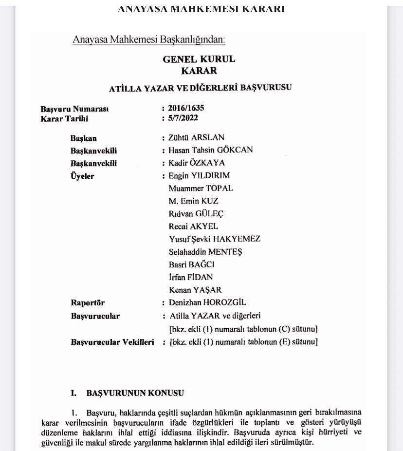 idarefirkasi's tweet photo. Anayasa Mahkemesi, HAGB uygulamasına dair çok önemli bir karar verdi. 

Mahkeme toplu olarak incelediği bir grup başvuruda HAGB uygulamasından kaynaklanan müdahalelerin kanunilik ölçütünü taşımadığına ve bu kurumun yeniden düzenlenmesinin bir ihtiyaç olduğuna karar verdi. https://t.co/XcJcXj3APX