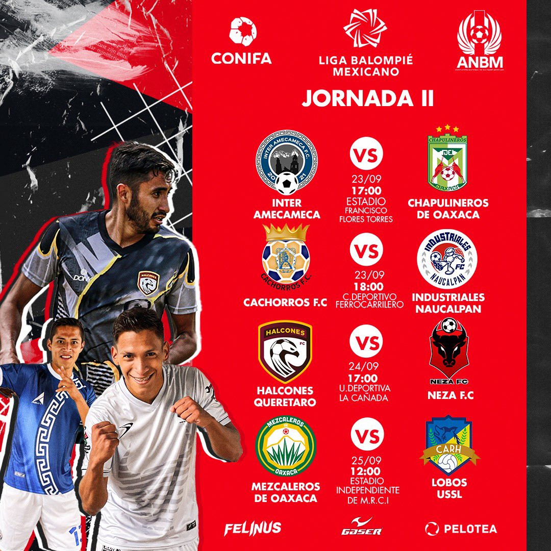 SomosBalompie's tweet photo. Todo listo, arrancamos con grandes enfrentamientos para esta Jornada 2 del Torneo de Copa 2da Edición de la LBM.🔥

🔴 Sigue las transmisiónes de estos grandes encuentros a través de Facebook Live y Youtube https://t.co/1olfxU6eib

#LBM #PorAmorAlBalompié  #BalompiéMexicano #J2 https://t.co/Z6MUqGRNbt