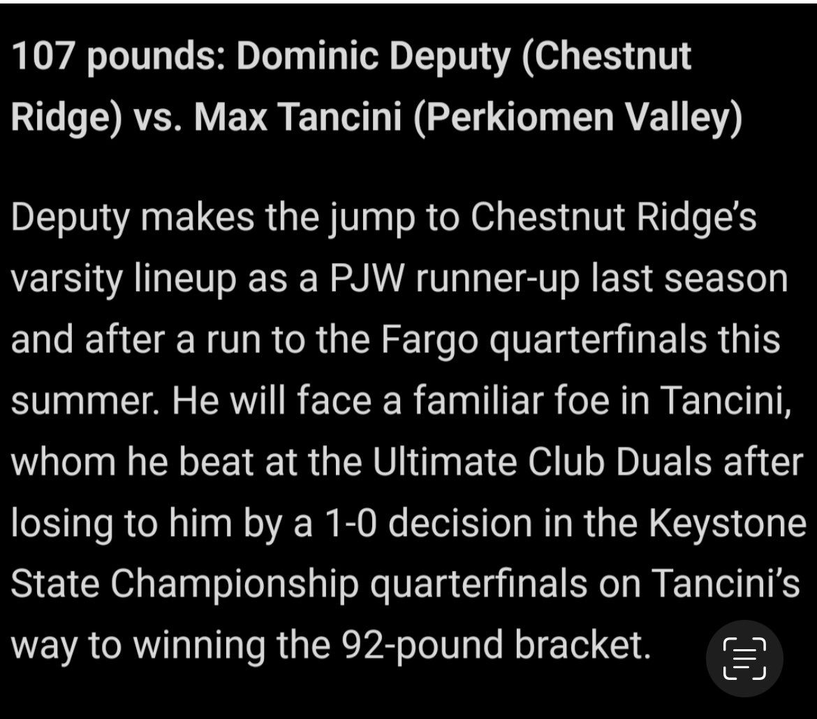 WrestlingRidge's tweet photo. Our very own @DominicDeputy will be competing with some of the top wrestlers the state of PA has to offer as he wrestles in the True Power wrestling dual presented by @PAPowerWrestle. Can’t wait to see what Dom can do! Good Luck Dom! @CoachDep https://t.co/pnb2dmq54S