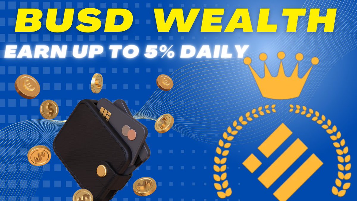 NaNaCrypt0's tweet photo. BUSD Wealth Review | Earn Up To 5% Daily | Improved Fork Of Wealth Mountain https://t.co/eStPYGXvqI via @YouTube
🔥BUSD Wealth Website: https://t.co/5gwF4T7Rxo
#BUSDwealth #BUSDwealthReview #StakeBUSD https://t.co/MgDJH21w34