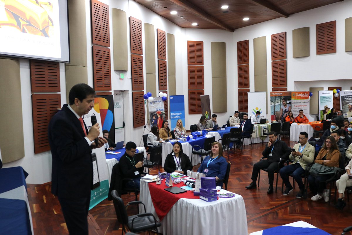 camarapasto's tweet photo. ¡Con éxito realizamos la Rueda Financiera 2022!
Un evento que fortaleció las relaciones de empresarios con bancas y microfinancieras, generando un acercamiento para que el sector empresarial conozca los diferentes servicios que brindan estas entidades.

 #NariñoPrimeroLoNuestro https://t.co/VZhZaf14tG