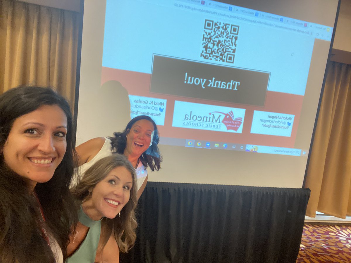 goniaseducates's tweet photo. “It’s not one more thing one the plate, it IS the plate.” So fun & honored presenting alongside @victoriachogan at the AASA SEL Summit on how we use data to support SEL instruction in Mineola! 🧠#MineolaProud #sellabs #selweb #aasa @MineolaUFSD @DanBridges203 @DrDawnRAS https://t.co/hkXVS9fw1K