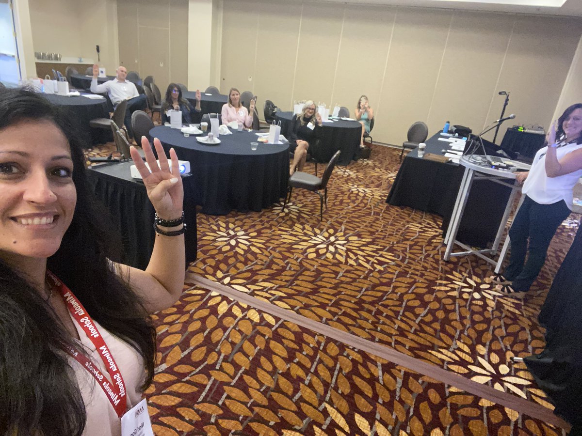goniaseducates's tweet photo. “It’s not one more thing one the plate, it IS the plate.” So fun & honored presenting alongside @victoriachogan at the AASA SEL Summit on how we use data to support SEL instruction in Mineola! 🧠#MineolaProud #sellabs #selweb #aasa @MineolaUFSD @DanBridges203 @DrDawnRAS https://t.co/hkXVS9fw1K