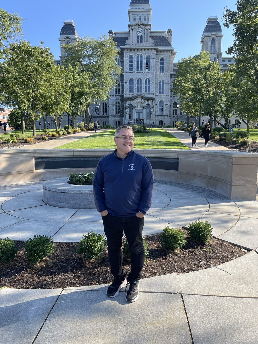 ProfNoble's tweet image. Sabbatical stop #3 was a fantastic 10 days at the Whitman School at Syracuse University, one of the most important sources of innovation research over many years.  Thanks to S.P. Raj and the faculty and students for their hospitality and for sharing their great work! #JPIM