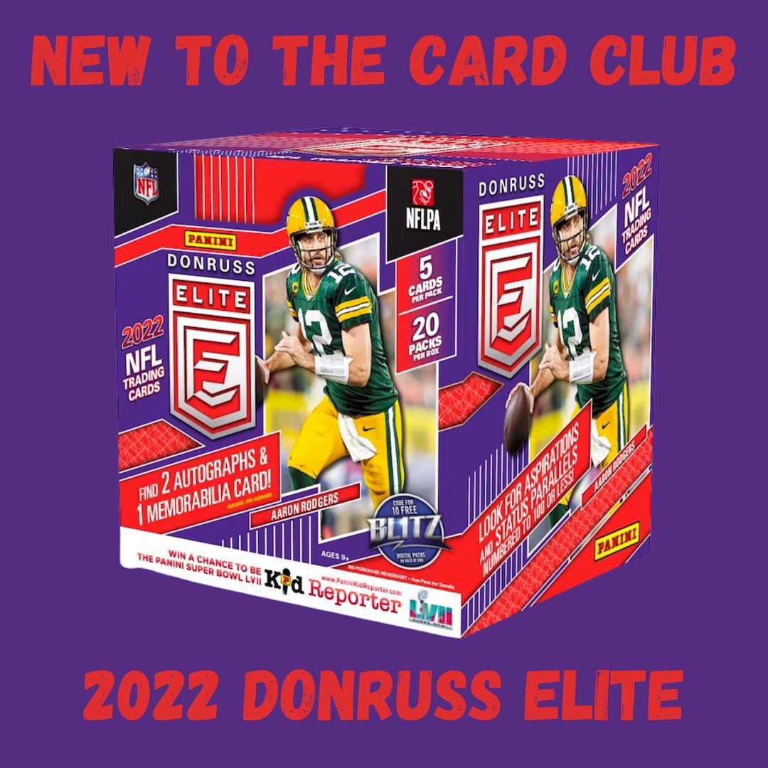 CCard_Club's tweet photo. Now in every football box! The hits in 2022 Donruss Elite include Pen Pals ✍️ and the super short printed Razzle Dazzles 🎆 https://t.co/aedsdBIQpe