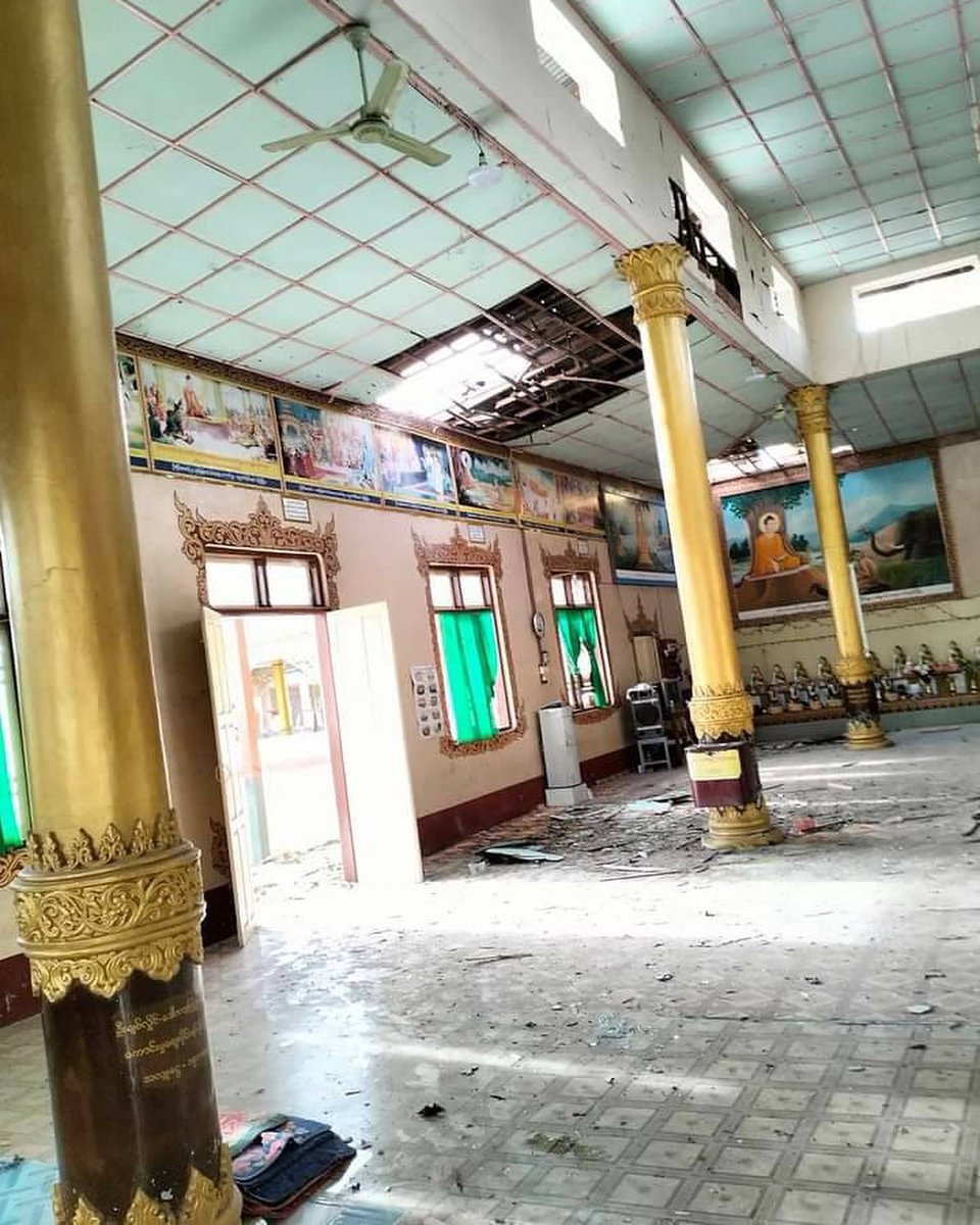 DaveEubankFBR's tweet photo. 15 September 2022: Soldiers from the Burma Army's Battalion 422 fired artillery into the city of MoBye in Karenni State, Burma. The attack injured 13 people and killed two children and two adults. https://t.co/lfIBfDaUul