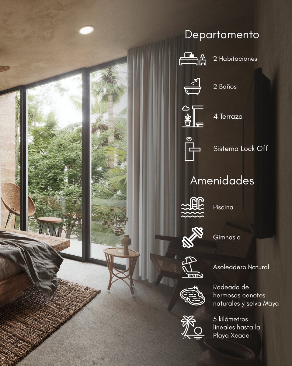 IrentalC's tweet photo. Hospédate en la selva de Tulum, estarás rodeado de más de 40 cenotes naturales y a solo 5 minutos de la premiada playa Xcacel.🌴🇲🇽
#Caribemexicano #RivieraMaya #xelha #selvamaya #casatortuga #casacenote #tulum #ruinasarqueologicas #Rentasvacacionales #Bestplacetolive #airbnb https://t.co/j5CyY6ldzB