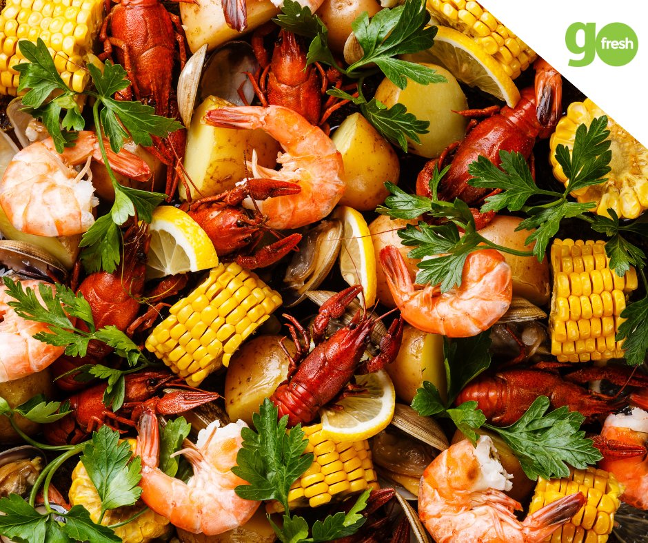 GoFreshProduce's tweet photo. Consuming eight-ounces of seafood each week lessens the chance of heart-disease death by 36%. While Oklahoma may be landlocked, that doesn’t mean that your seafood choices are decreased. Learn how GoFresh can help!

🦞 https://t.co/hJZnveQTiB https://t.co/cDeb8E8nJp