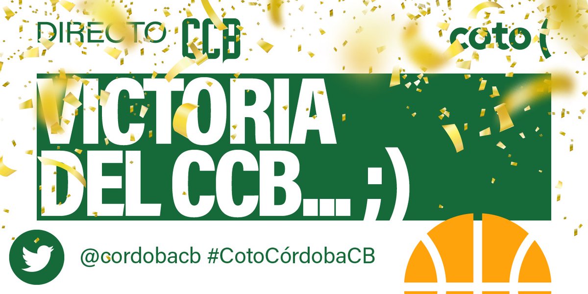 CordobaCB's tweet photo. ¡¡𝗖𝗲𝗹𝗲𝗯𝗿𝗮𝗻𝗱𝗼 𝗹𝗮 𝘃𝗶𝗰𝘁𝗼𝗿𝗶𝗮 𝗲𝗻 𝗲𝗹 𝗠𝗲𝗻𝗲́𝗻𝗱𝗲𝘇 𝗣𝗶𝗱𝗮𝗹!! 8⃣1⃣-7⃣0⃣.
Gracias a todos los que habéis seguido la retransmisión y nuestra felicitación a 
@cbmaristascor
 por el partido. 
#GanamosJuntos somos #CCB #PorCórdoba #PorelBaloncesto https://t.co/FMehNvE52n