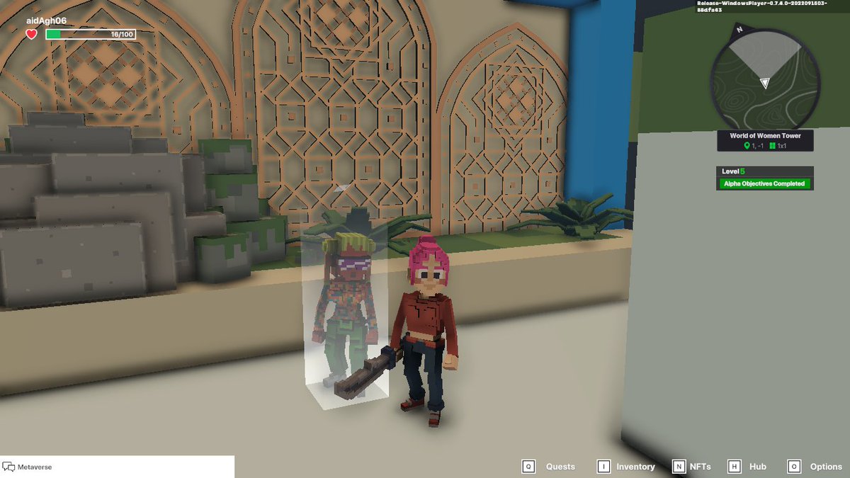 AidaGh06's tweet photo. @TheSandboxGame @worldofwomennft I just participated in the #SandboxAlphaS3Giveaway for a chance to win 500 SAND! Found the hidden room in World of Women Tower, check out my screenshot below!
👇 https://t.co/FWMfn43kZt
