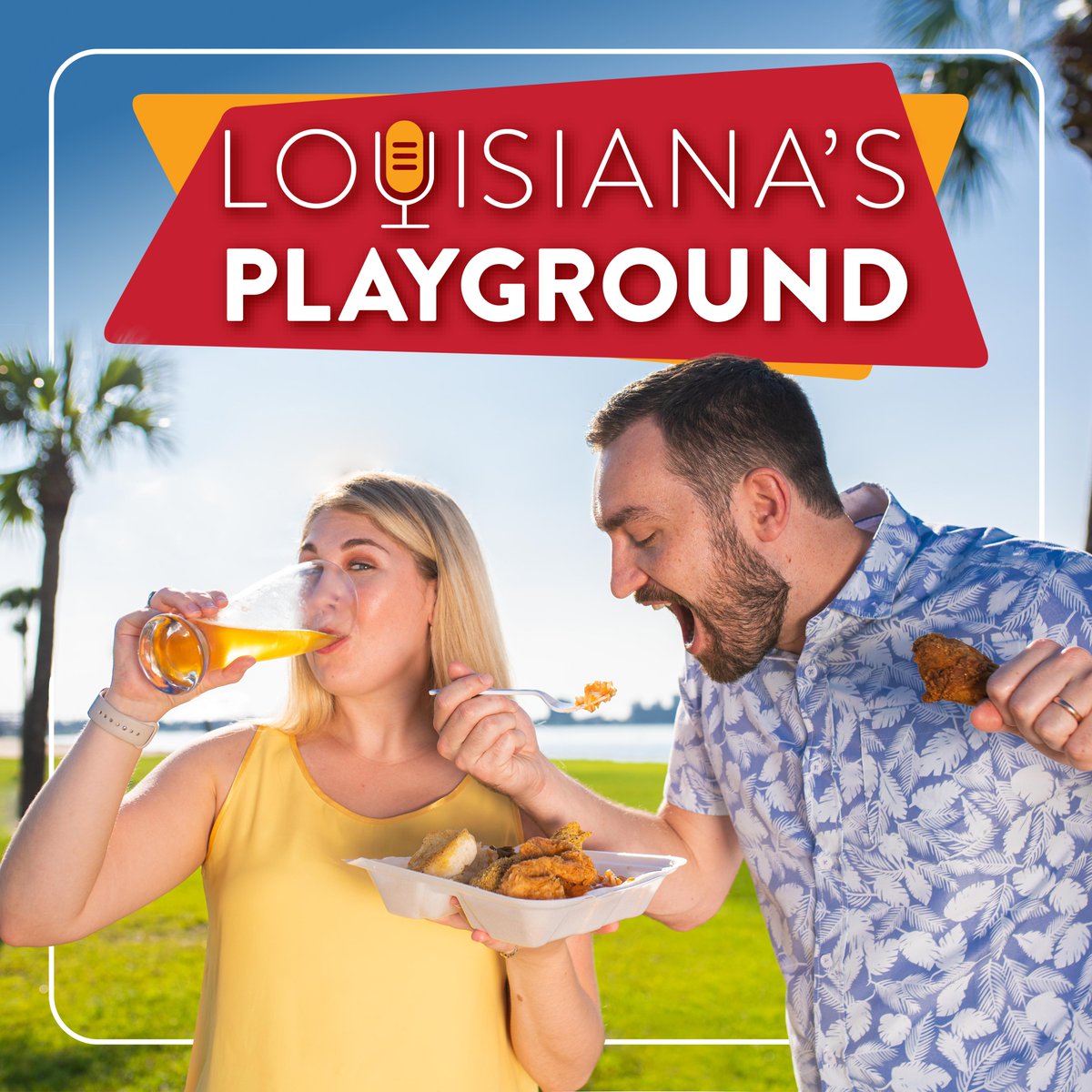 LakeCharlesCVB's tweet photo. 🚨MAJOR ANNOUNCEMENT🚨

The Louisiana's Playground podcast will launch in ONE WEEK! Join hosts @RenardSports &amp; @strider_anna bi-weekly as they share fresh perspectives from locals, businesses &amp; area experts about the best-kept secrets of SWLA!

Learn more: https://t.co/og1O27rNqH https://t.co/Kgbsk9lLiy