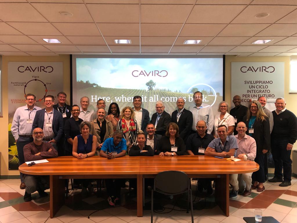 CoopEx2022's tweet photo. Great day at the Caviro Cooperative. So inspiring to see an example of the circular economy in action. A very aspirational experience we all will take home with us. Grazie mille! https://t.co/CnrmKBchZy