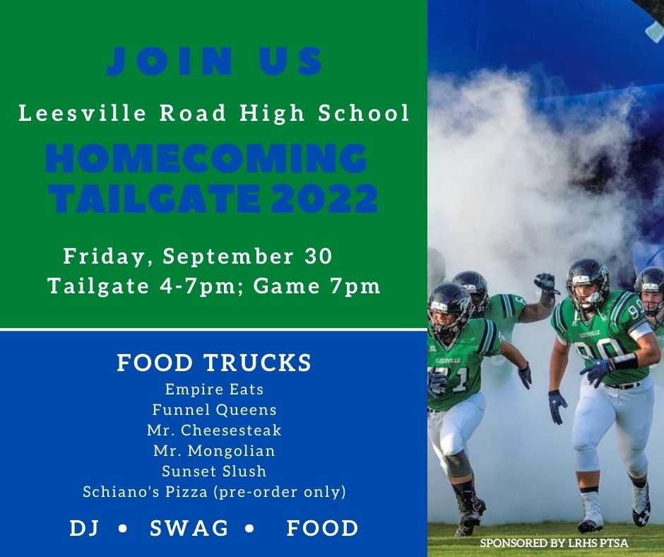 Homecoming Countdown—9 days!
Schiano's Pizza by pre-order only: lrhsptsa.memberhub.com/store?limit=21…