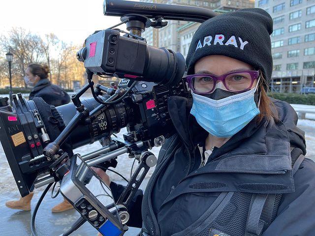 16x9inc's tweet photo. Professional Cinematographer & DoP @jendradp shooting w/ a Sony FS7 + Sigma Cine Lens + Noga Cine Arm all supported by an #Easyrig 🎥👍
📸 Pic Credit: @nycgaffer
#femalefridayfilmmaker #documentary #sonyfs7 #sigmacinelens #nogaarms #nogacinearm #noga #DoP #Cinematographer https://t.co/qXAAsFnwXj