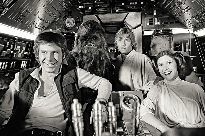 RT @NotableHistory: Harrison Ford, Peter Mayhew, Mark Hamill, and Carrie Fisher. https://t.co/asmsKjiJsw