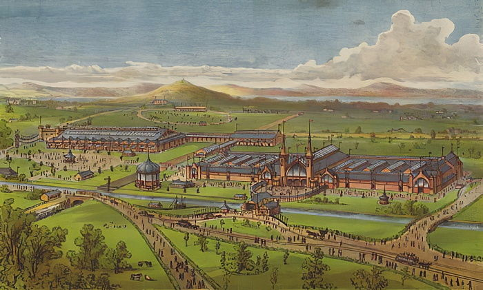 The 1890 Edinburgh International Exhibition at Meggetland