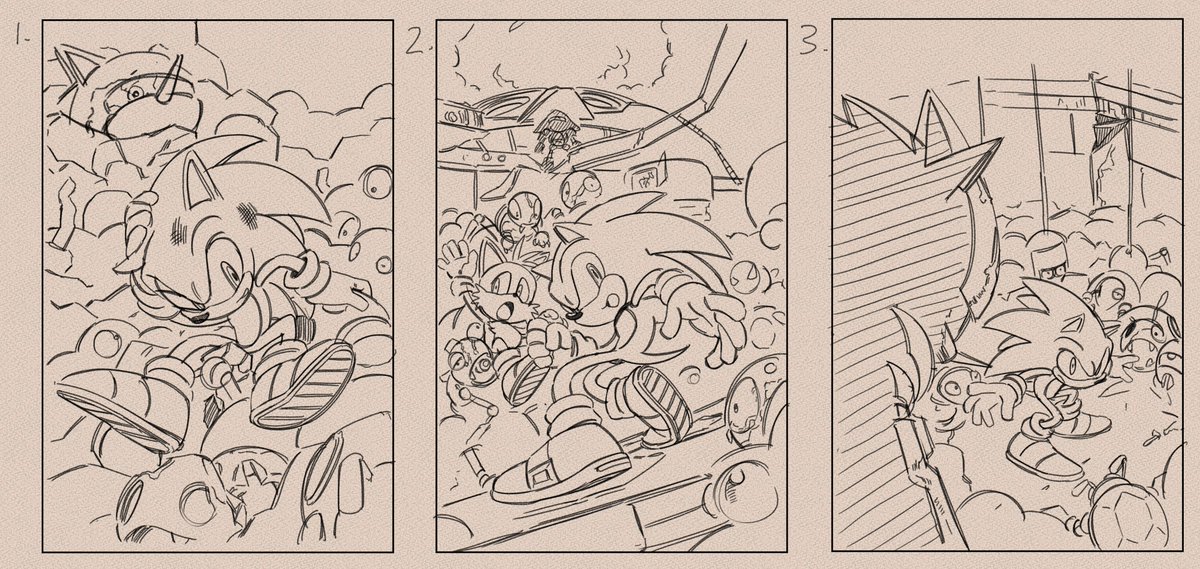 btw these were the real thumbnails! Changed it to mecha knuckles & removed mecha sonic for the original post since we didn't wanna spoil and/or confirm the surprise yet until the issue 2 covers dropped! https://t.co/KUSYHi7e4s