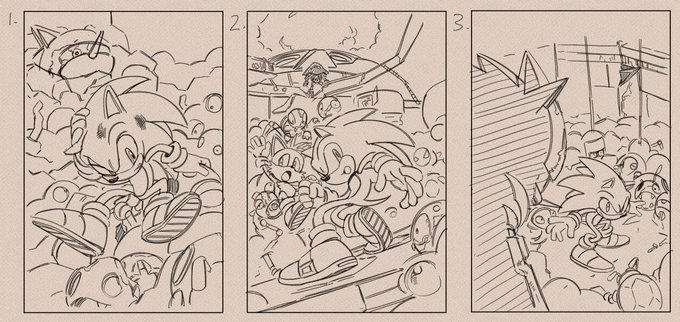 btw these were the real thumbnails! Changed it to mecha knuckles &amp; removed mecha sonic for the original post since we didn't wanna spoil and/or confirm the surprise yet until the issue 2 covers dropped! https://t.co/KUSYHi7e4s 