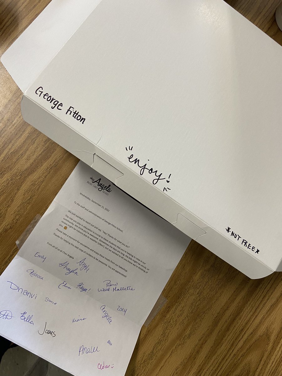 Thankful for the delicious treats from <a href="/TimsWestman_MB/">Tim Hortons Westman & Area</a> and <a href="/AngelasBakery/">Chez Angela</a>. Thank-you!