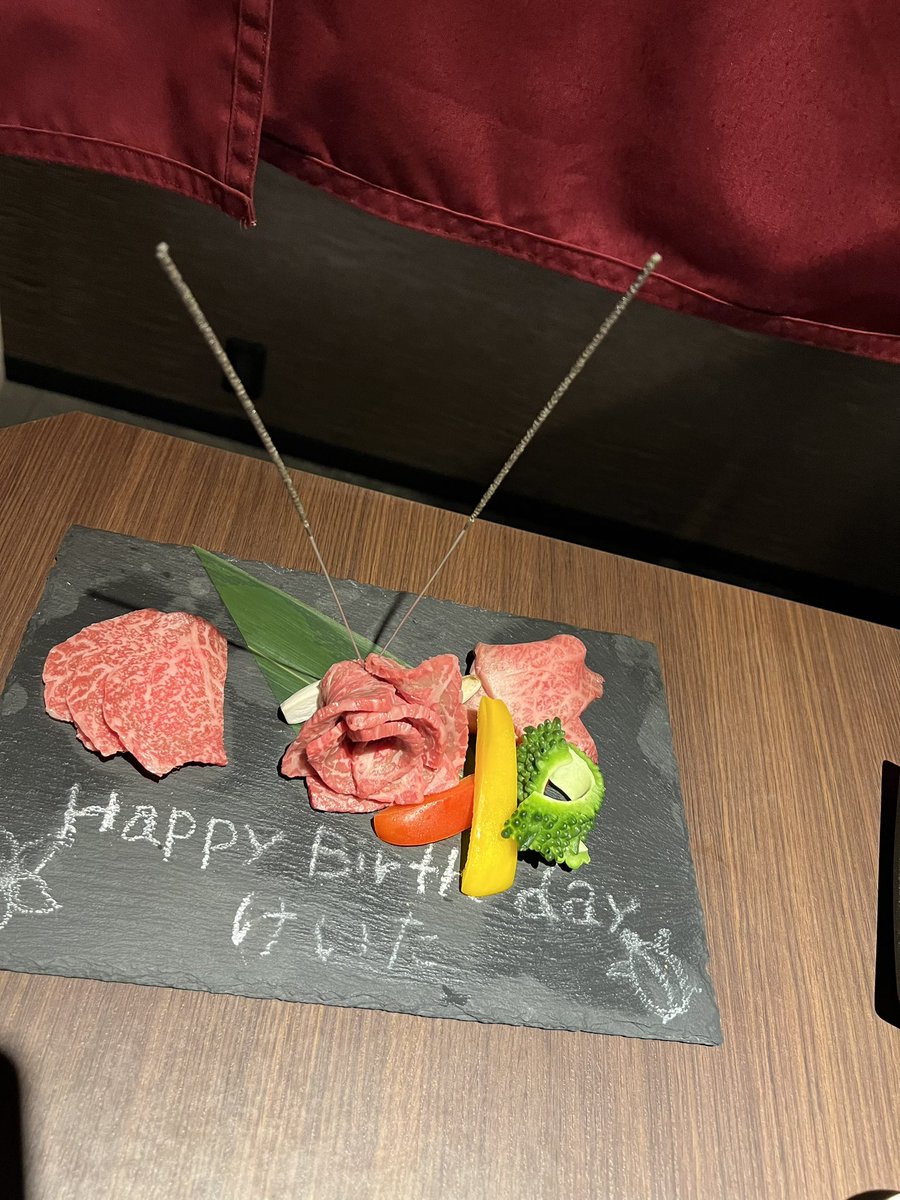 gemotann's tweet photo. 誕生日祝ってもらいました https://t.co/xV38Nu0int
