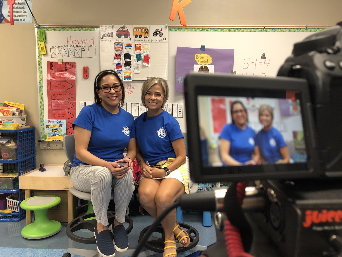 AHISD's tweet photo. You would think it’d be difficult to employ skills for life in a pre-K kiddo, right? Don’t tell that to Howard’s “Mrs. HE” and Ms. Herrera! 

Watch the duo “Power the Profile of a Learner” with their creativity and passion!

https://t.co/Gjqwr1wWXh https://t.co/V6FBjLwKoz