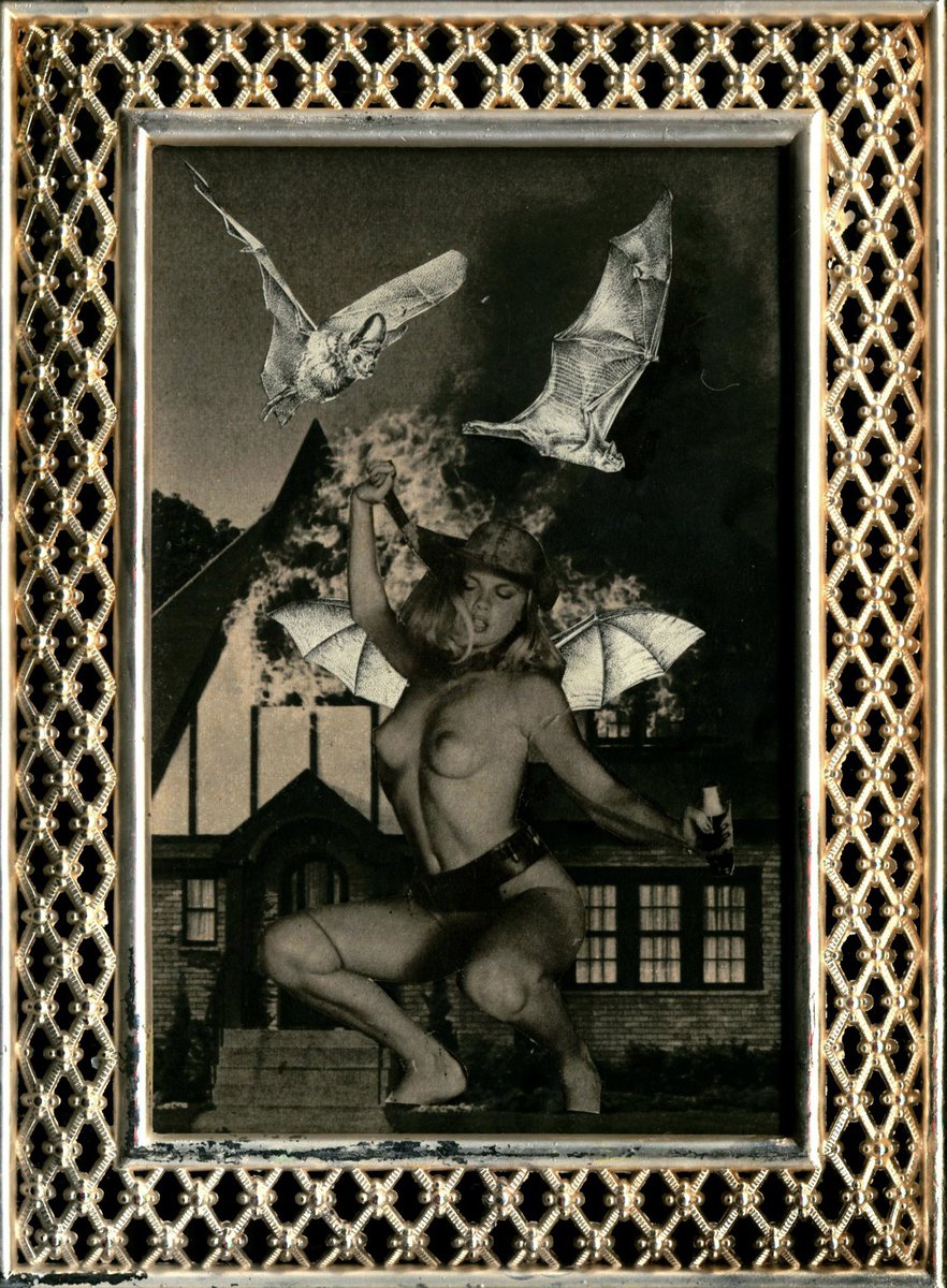 bygoecruz's tweet photo. Some scans of a few of the collages in their little frames that I’ll be selling tomorrow! https://t.co/FGdkkoWSEm