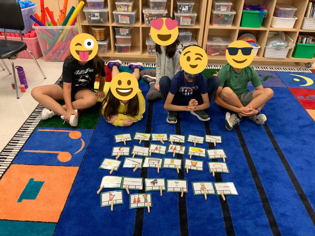 sanford_music's tweet photo. Jr Ss @masonville_ps have started centres in music class to review understanding of various musical concepts. In this centre, gps worked together to review the families of instruments. Great conversations to ensure the correct answers were chosen. #learningwithoutknowingit https://t.co/CtPLGzBD3F