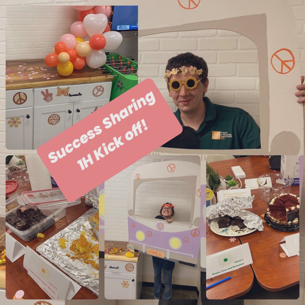 Molly Walsh (@mollywalsh_thd) on Twitter photo Stay Groovy and Celebrate with us! Having an awesome kick off to success sharing with a leaders bake off and photo booth!! #SucessSharing1H Stay Groovy and Celebrate with us! Having an awesome kick off to success sharing with a leaders bake off and photo booth!! #SucessSharing1H