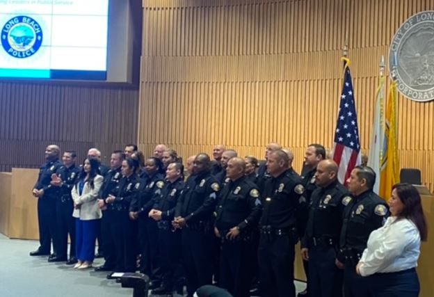 City Auditor Doud had the pleasure of attending the Long Beach Police Department’s promotional ceremony yesterday. Thank you <a href="/LBPD/">Long Beach PD (CA)</a> for your work to keep our #LongBeach community #safe.