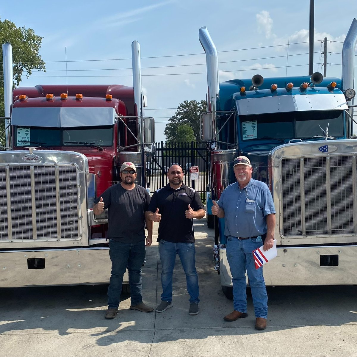 OhioTruckSales's tweet photo. Enjoy your #Two new #Peterbilts Brendan! Thank you for your business! #Peterbilt379 #peterbiltsofinstagram #semi #semitruck #largecar #bigrig #semisforsale #SOLD #chrome #largecarsmafia #trucksforsale #truckersofinstagram #semitrucksforsale #peterbiltlargecars #truckstop #18wheel https://t.co/NyGiVk7X6m