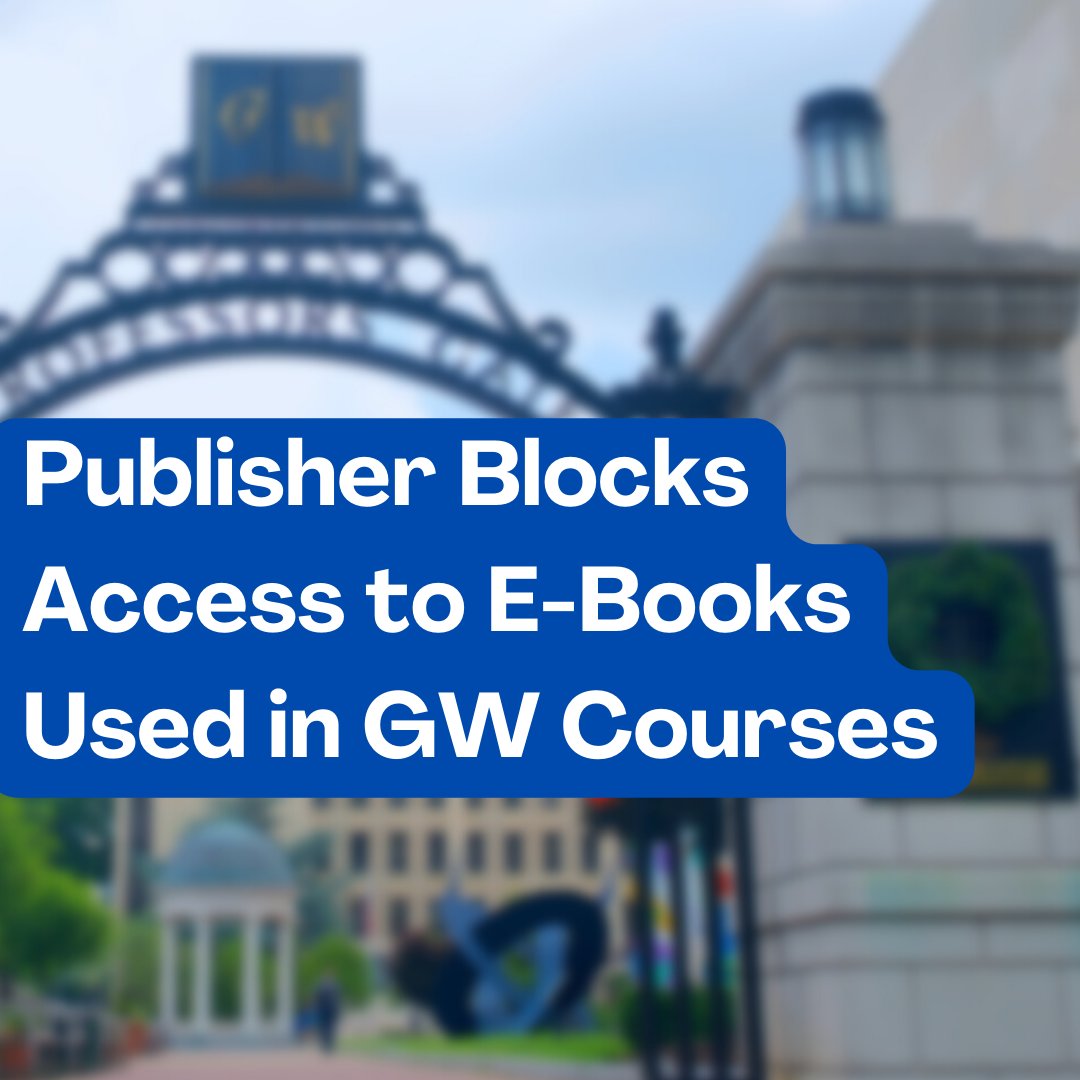 gelmanlibrary's tweet photo. Wiley’s recent removal of 1300+ e-books from our collection delivers a blow to textbook affordability; ensuring students spend tens of thousands more dollars for course materials the library previously provided. See the Libraries’ full statement here: https://t.co/mG04Ripdnk https://t.co/daZ2PkOQoO