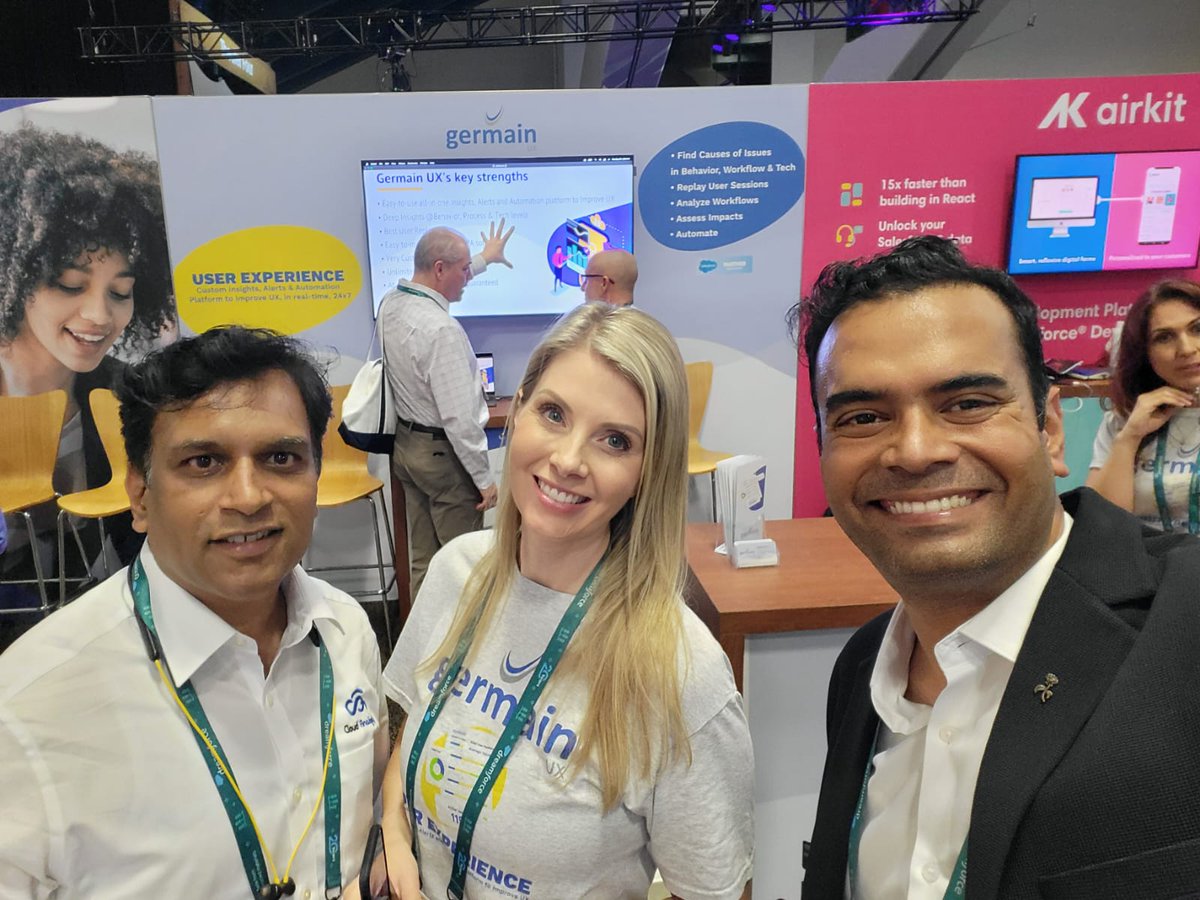 cloudanalogy's tweet photo. Lovely to meet you Jennifer from @GermainUX in #dreamforce2022
#CloudAnaogy #Dreamforce22 #CAtDreamforce22 #DreamCloud22 #Salesforce #DF22 https://t.co/NmKFUTepm9