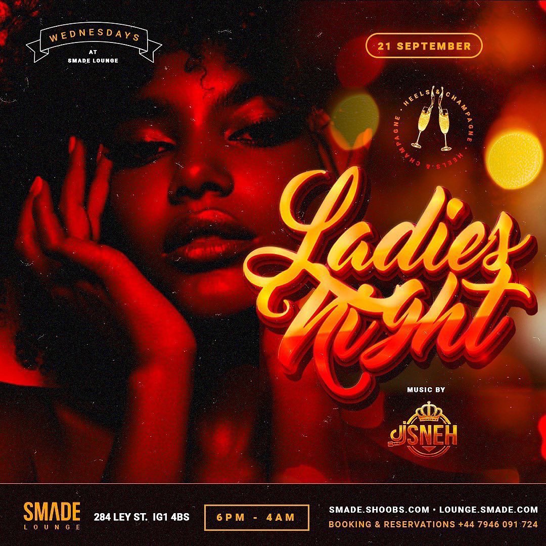 DrKINGSMADE's tweet photo. #SMADELOUNGE TONIGHT
IG1 4BS TILL 4am 
TONIGHT FREE ENTRY

@smadelounge https://t.co/9mKg7iSLep