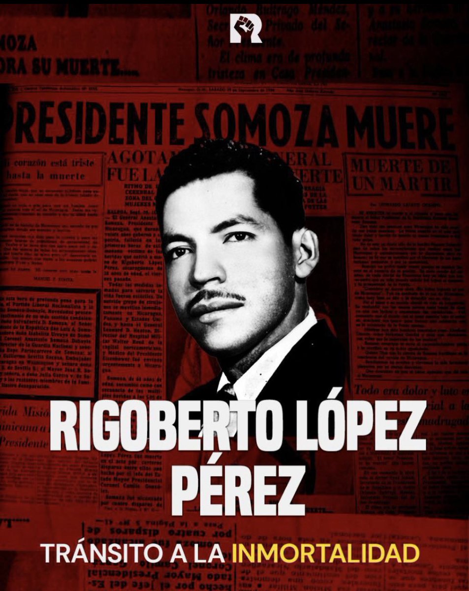 Compañero Rigoberto Lopez Pérez presente!! Presente!! Presente!! #LeonRevolucion #UVEReneNuñezTellez