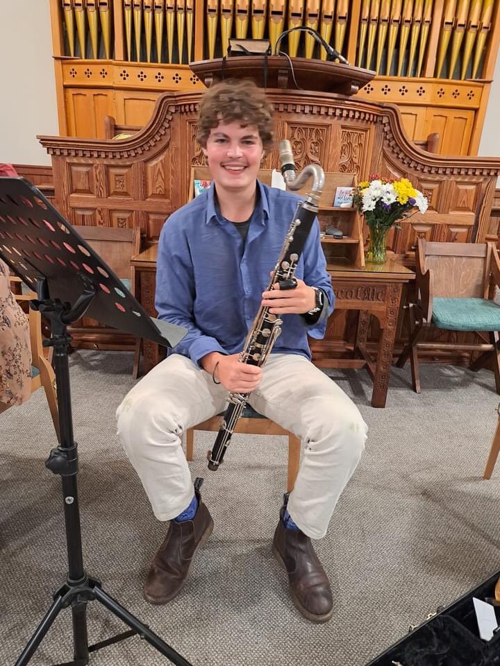 BasslineBude's tweet photo. Rehearsals going well for proms night on Saturday… @BudeOrchestra #bude https://t.co/eiwzQtP3R1