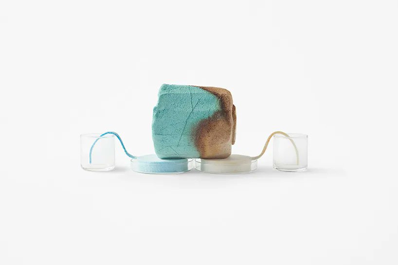designboom's tweet photo. nendo reinterprets japanese pottery for 'KICHIZAEMON X' at sagawa art museum https://t.co/XZXSdUZXcj https://t.co/vwmNMMvDLs