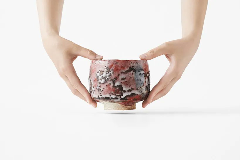 designboom's tweet photo. nendo reinterprets japanese pottery for 'KICHIZAEMON X' at sagawa art museum https://t.co/XZXSdUZXcj https://t.co/vwmNMMvDLs