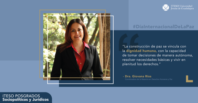 Entre_Saberes's tweet photo. El 21 de septiembre es el #DiaInternacionalDeLaPaz, un día de reflexión en torno a la creación de estrategias de paz más allá de aquellas que el gobierno federal promueve.
@GiovanaPRG, coordinadora de la Maestría en Derechos Humanos y Paz, comparte su reflexión sobre esta fecha. https://t.co/qnxzDdzxWf