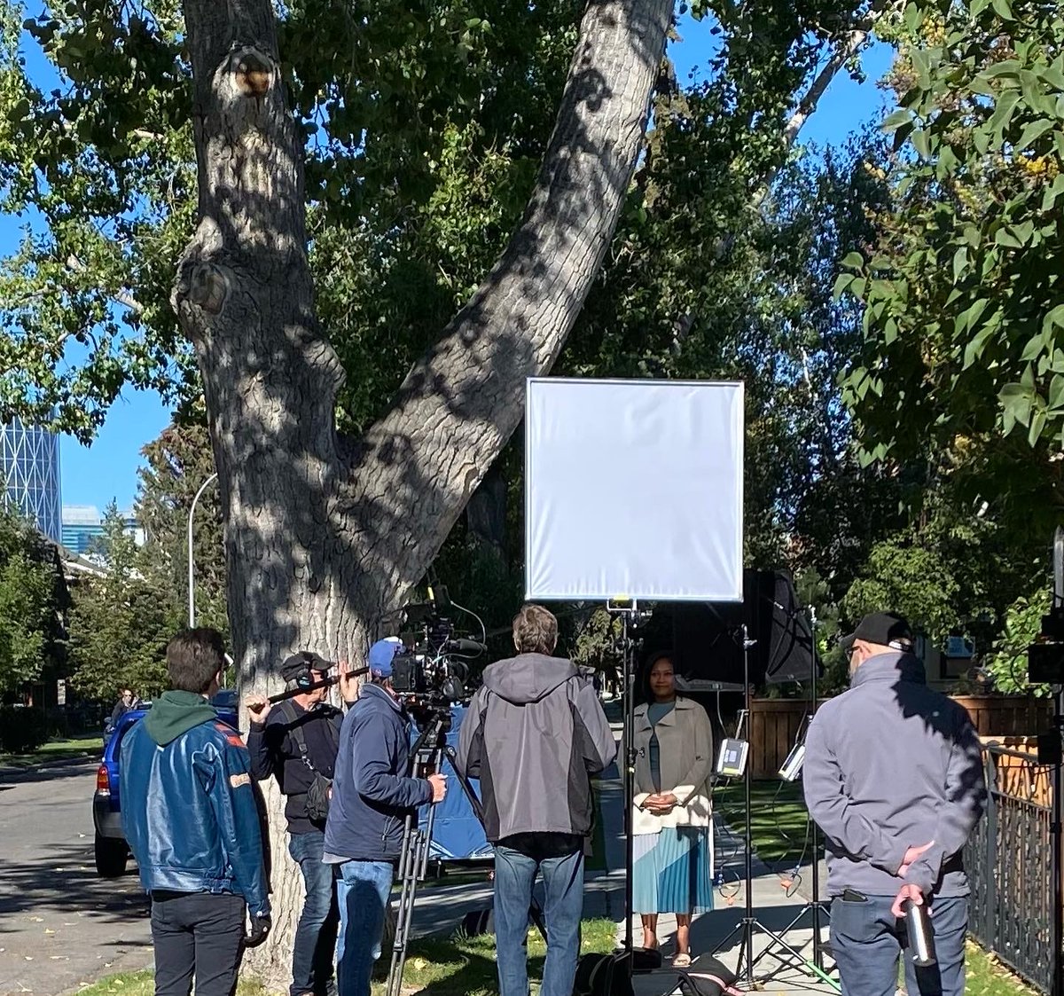 TagAdvertising's tweet photo. ITS SHOOT DAY… with our client The Alberta Teachers’ Association. Hitting streets across Alberta. Watch for ‘person on the street’ creative coming to you via TV, Theatre, OOH, Digital, Radio &amp; Print. It’s about seeing all the positives in a future public education for your kids. https://t.co/Zo2EbowNro