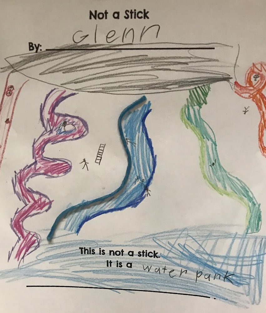 2hawks214's tweet photo. #NotAStick with students today...we used craft sticks, real sticks and @Wikkistix. The children did some awesome and innovative thinking to come up with these drawings! @HInclusion @BostonSchools https://t.co/jbqGOqDYKr