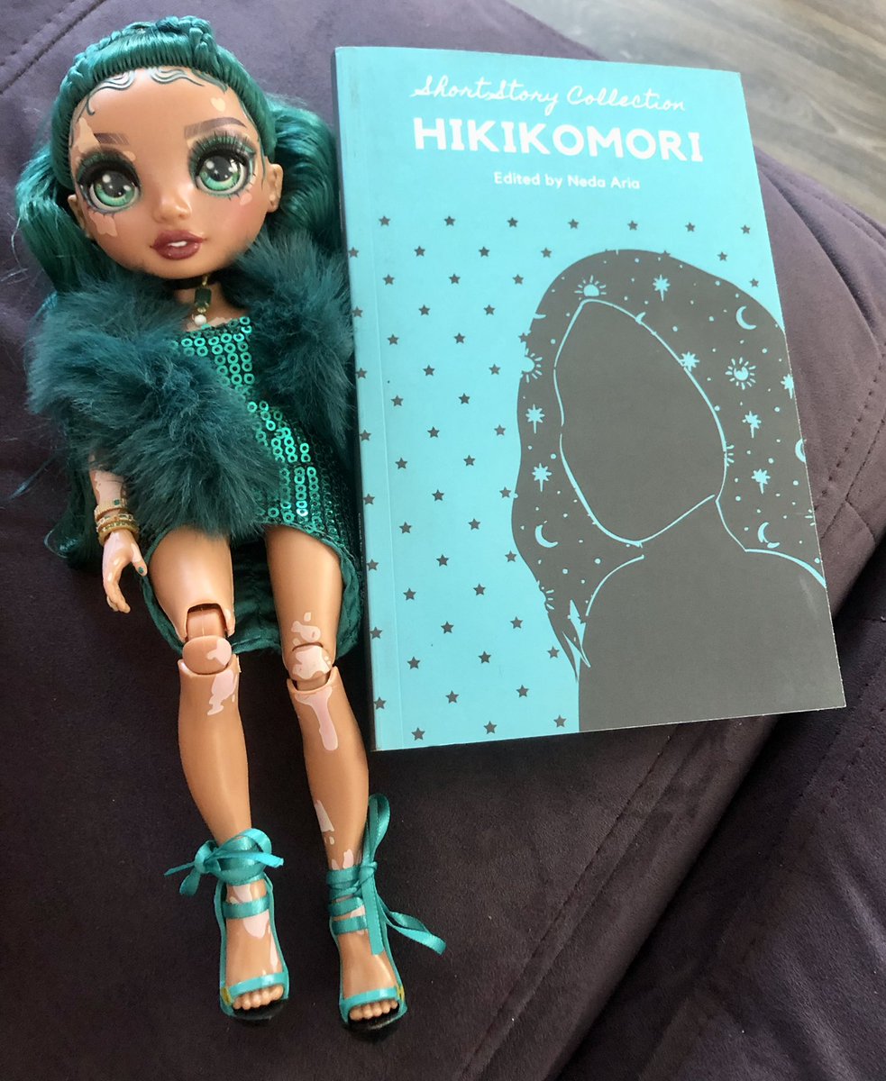 OutcastPress1's tweet photo. Fun color scheme into today’s Amazon delivery. #bookmail by @NedaAria, foreword by @losapala, ft by @trainwreckhere. #rainbowhigh #dollcollector https://t.co/0SxlEYBpBT
